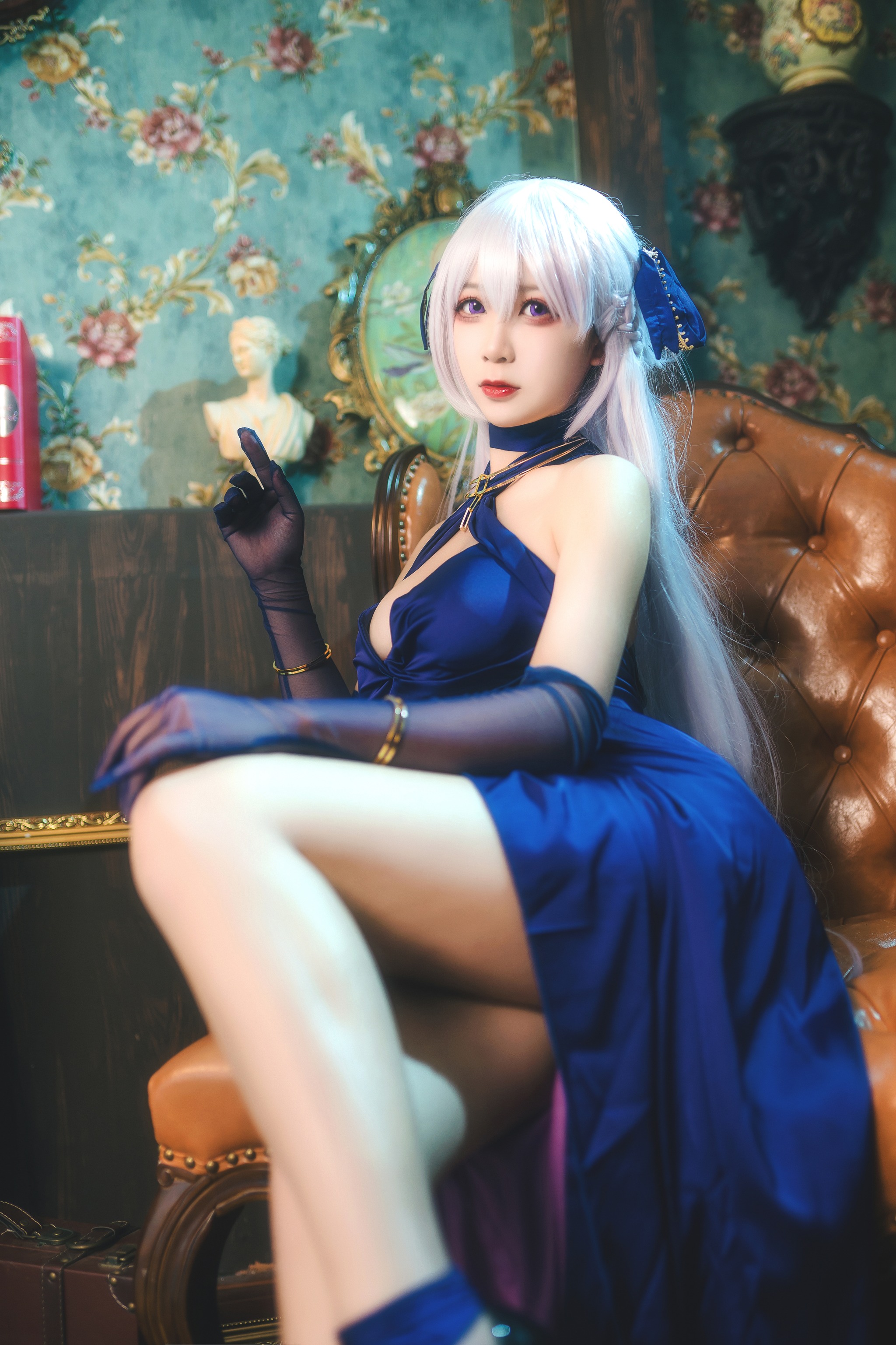 图片[1]-樱落酱w – NO.001 贝法礼服 [12P225M]-XikXak